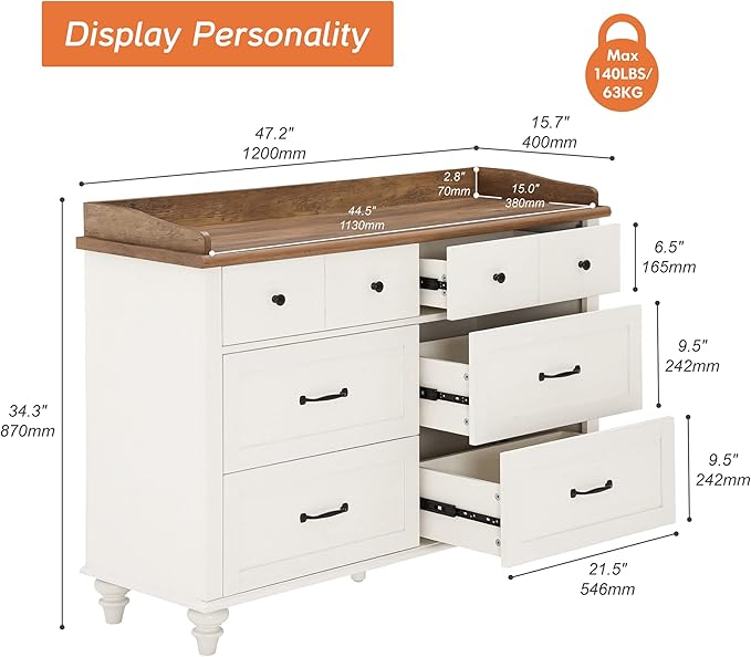 WAMPAT Dresser for Bedroom