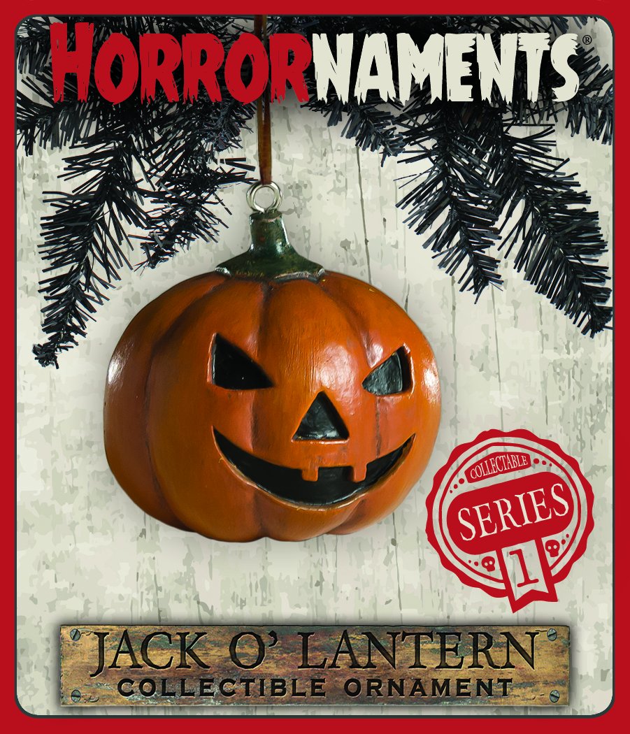 Jack-O-Lantern Ornament - Scary Prop and Decoration for Halloween, Christmas, Parties and Events - Series 1 - by HorrorNaments