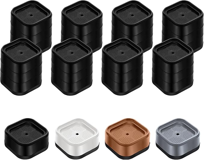 Furniture Risers Adjustable Bed Risers Heavy Duty Lifts Height 3", Square