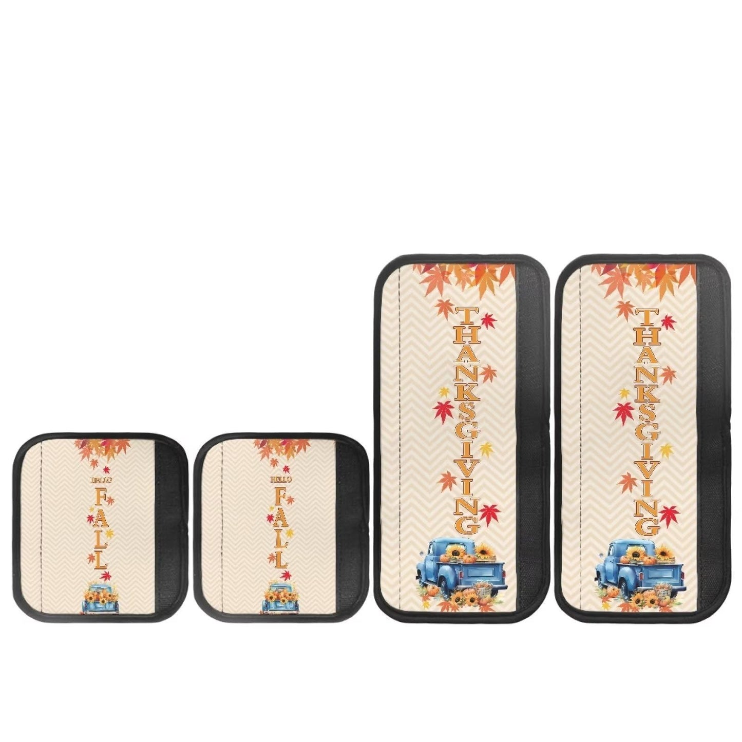 Mintulipy Refrigerator Door Handle Covers Set of 4 Thanksgiving Decor Kitchen Appliance Handle Cover Keep Your Fridge Microwave Oven Stove Dishwasher Clean