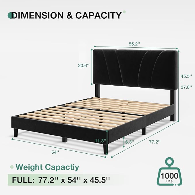 Novilla Full Size Bed Frame