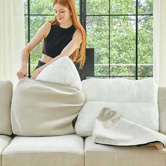 Belffin Fabric Modular Sectional Couch Armrests