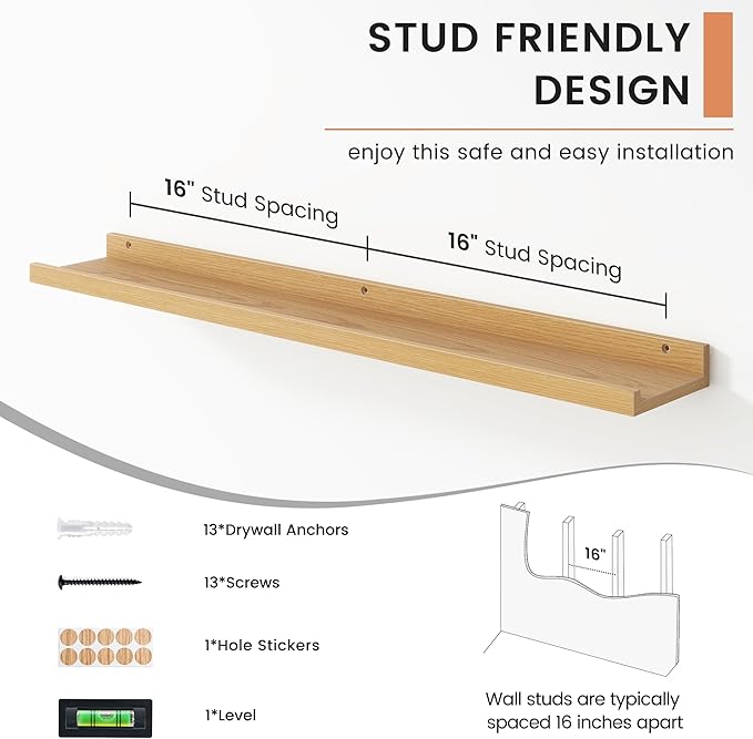 FLYJOE Floating Picture Ledge Shelves