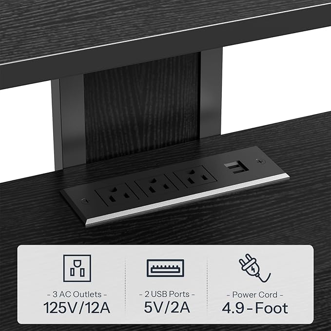 HOOBRO 4-Tier AV Media Stand, Media Console