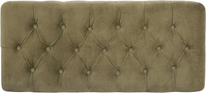 Homepop Home Decor | Tufted Ainsley Button Storage Ottoman Bench