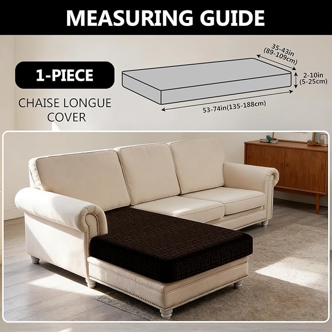 UNBBRRL Stretch Couch Seat Cushion Cover