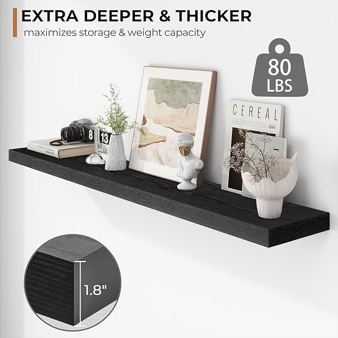 Fun Memories 55 Inch Floating Shelves