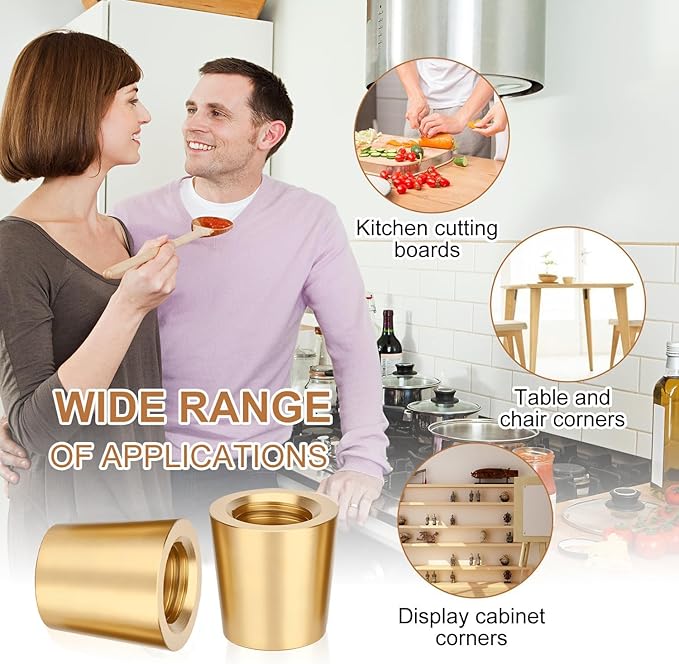 Brass Cutting Board Feet，Chopping Board Feet Set