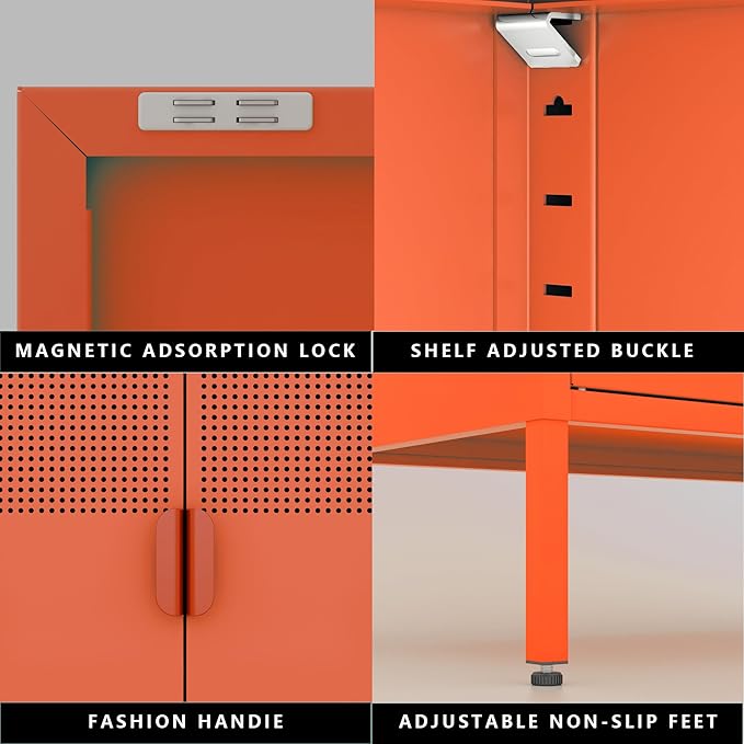 Washsemba 2 Mesh Door Metal Cabinet
