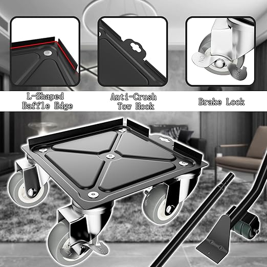 Furniture Dolly Set 5 Wheels Heavy Duty, Furniture Movers
