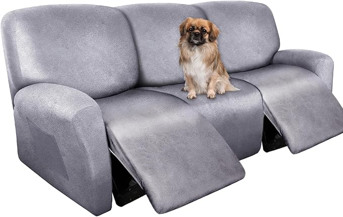 ANARACHON Recliner Couch Cover Leather Look Recliner Sofa Covers