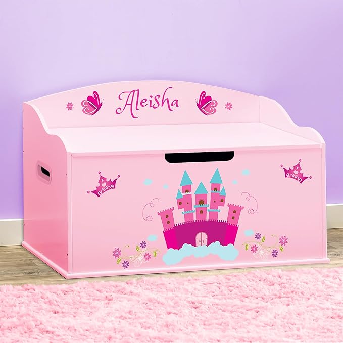 DIBSIES Personalized Creative Wonders Toy Box, 30 x 19.25 x 18 inches,
