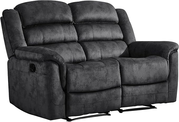 EBELLO Loveseat Recliner Sofa for Living Room, Extra Wide Modern Overstuffed 2