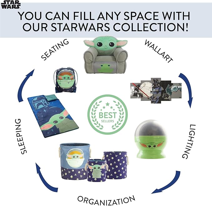 Idea Nuova Disney Star Wars The Mandalorian, Grogu aka The Child Toddler 19”