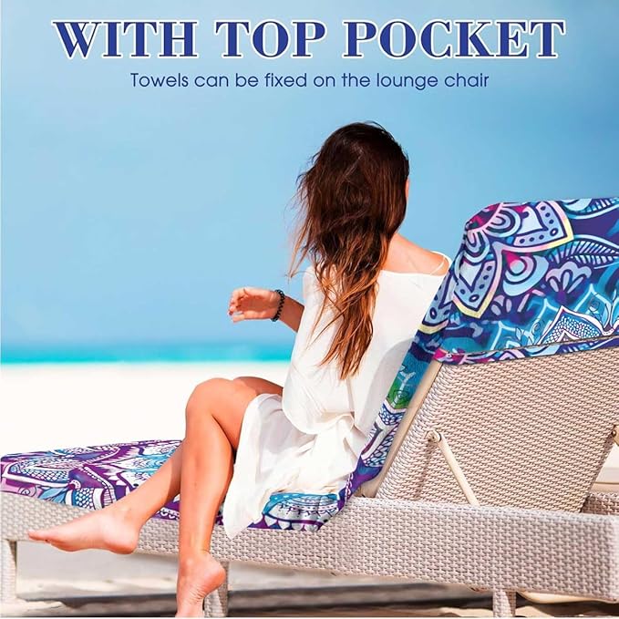 Irisbell Lounge Chair Towel Cover