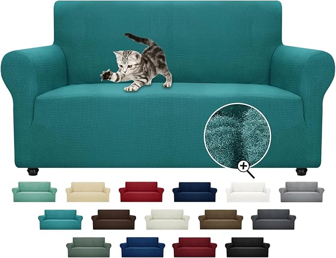 ZNSAYOTX Super Stretch Couch Cover Love Seat Sofa Covers
