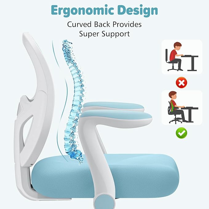 HOFFREE Kids Desk Chair Ergonomic Study Chair