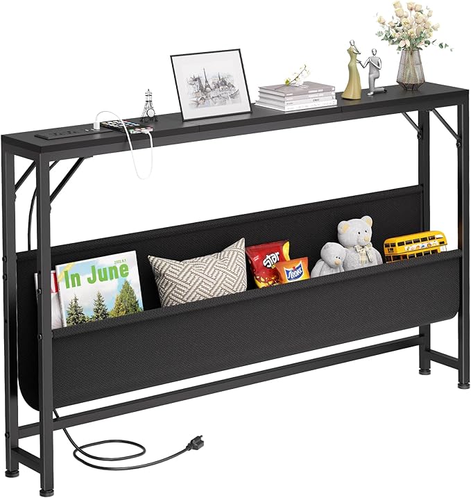 Asgolion 47.2'' Skinny Console Table