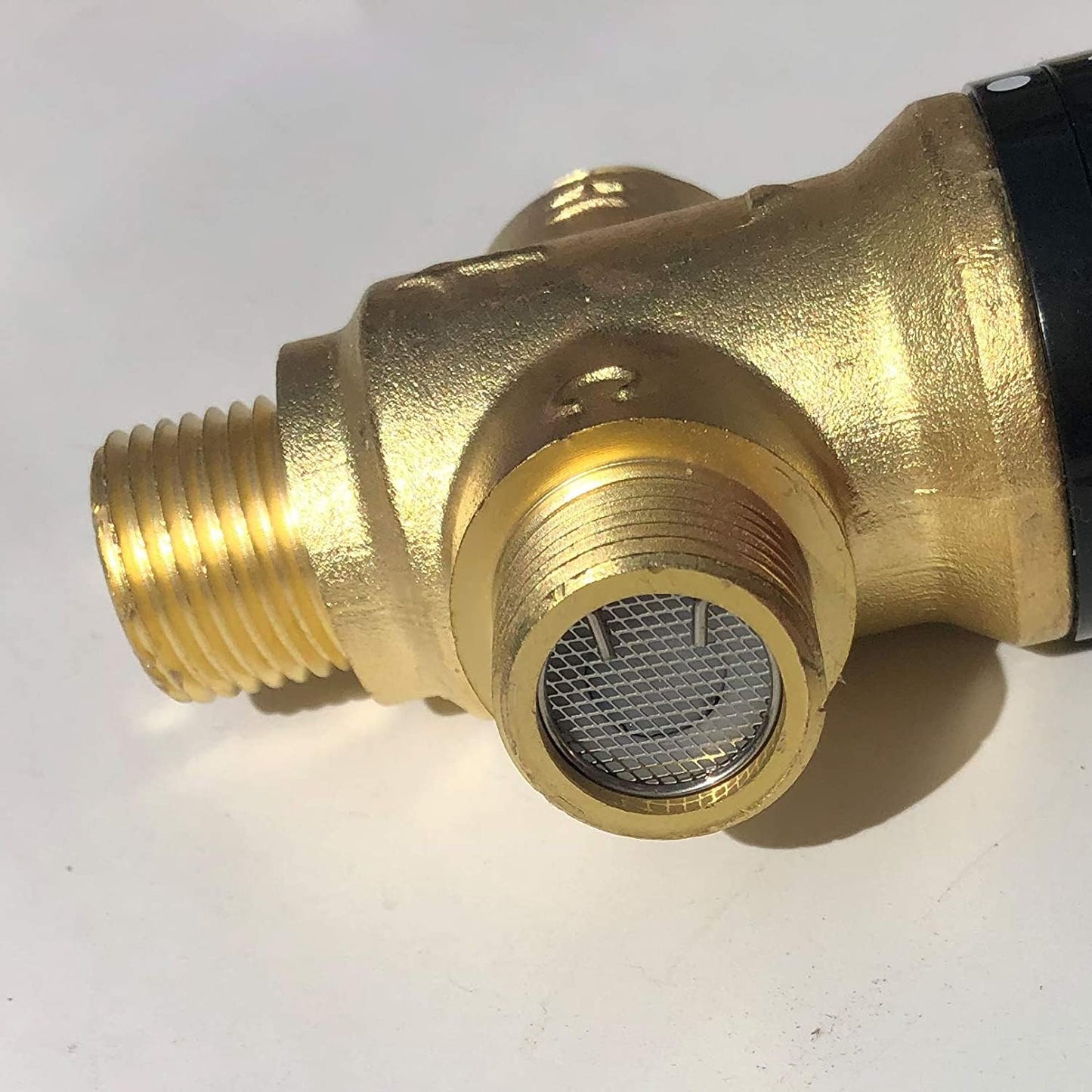 Thermostatic Mixing Valve，Shower Mixing Valve with 1/2 NPT Male Connections,Water Temperature Constant Control Valve,Solid Brass