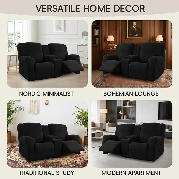 6-Piece Recliner Loveseat Covers