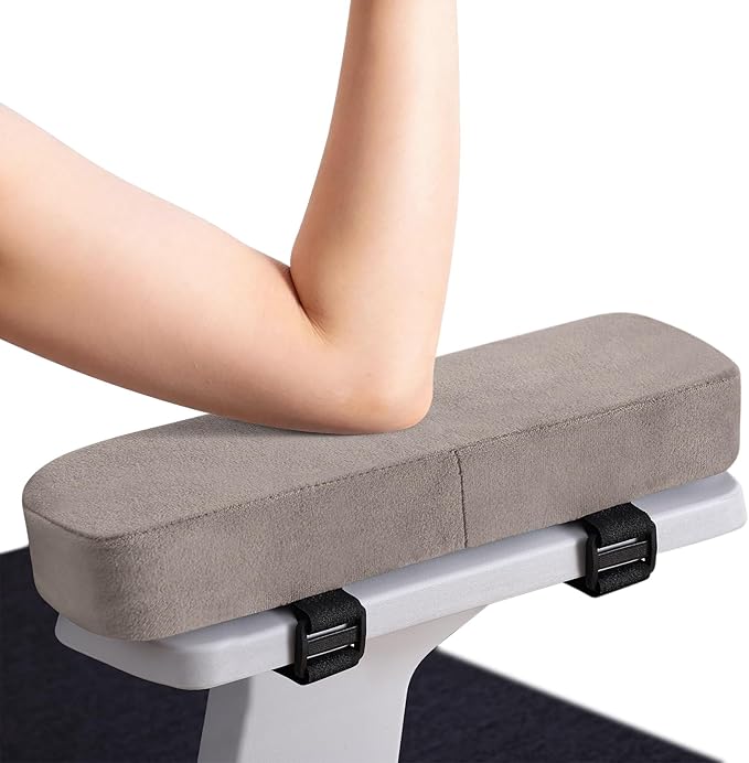 Smiry Ergonomic Office Chair Armrest Pads, Memory Foam Arm Rest Covers