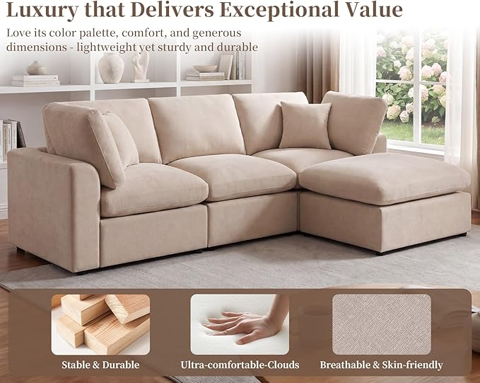 Modular Cloud Sectional Couches