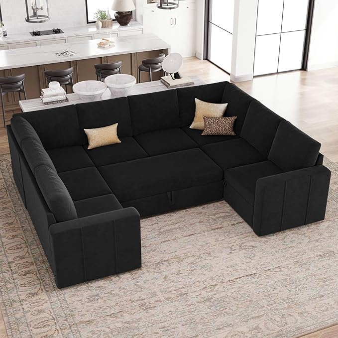 Belffin Modular Sectional Sleeper Sofa Bed