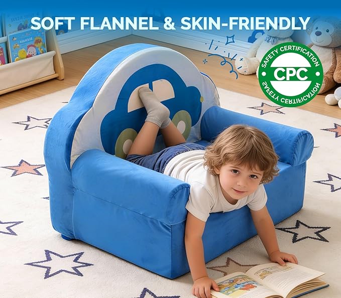 Snuggly Toddler Chair, Soft Kids Sofa
