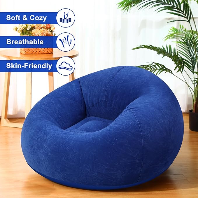 Realspring 6 9 12 Pcs Inflatable Bean Bag Chairs