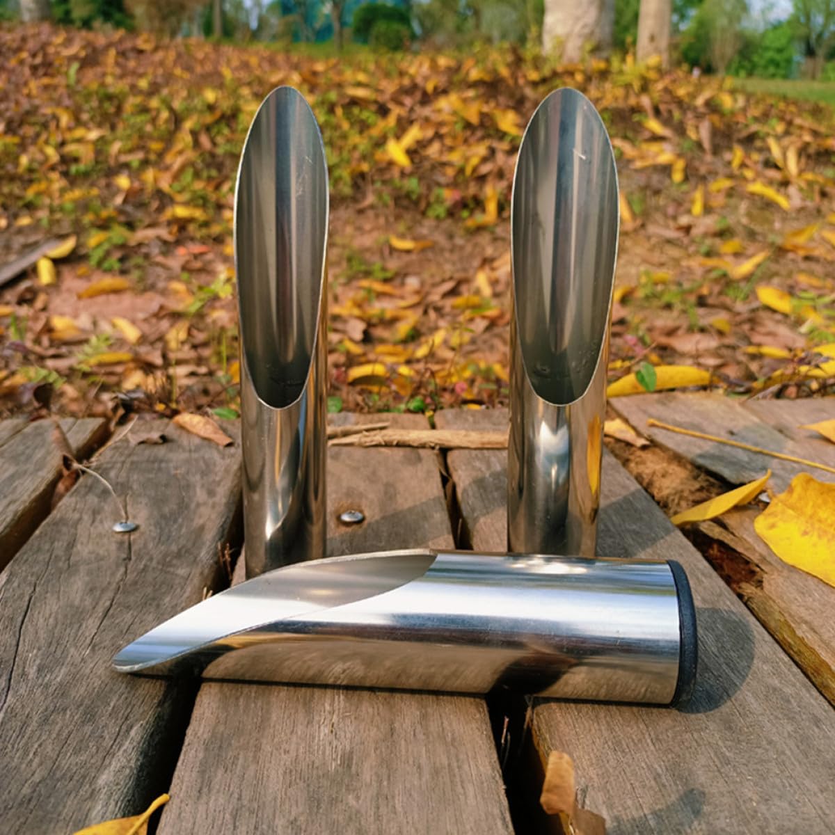 OFFSCH Stainless Steel Bonsai Soil Scoop and Gardening Trowel for Potting and Cultivation, Medium Size Hand Tool for Home Planting and Soil Digging