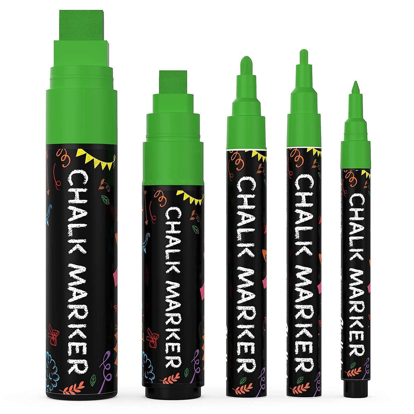 Chalkola Fun Art Bundle - 5 Orange Variety + 5 Green Variety