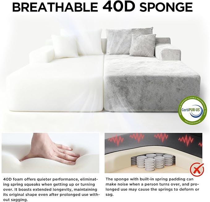 SYTOPIA Loveseat Chaise Lounge