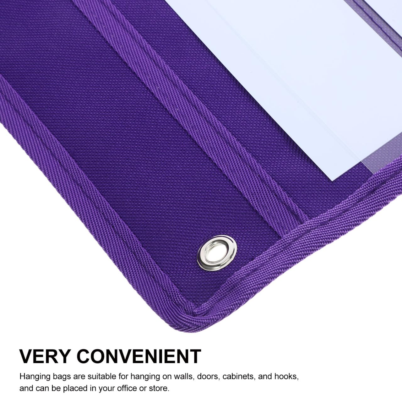 Magnetic Pocket Chart Organizer, 10 Clear PVC Pockets Wall Hanging Storage Bag for Classroom, Office and Home Schedules, Notes and Documents, 18.5 x 12.9 in
