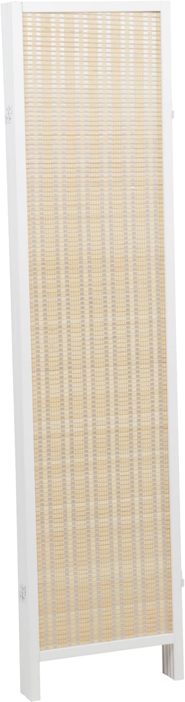 Roundhill Furniture Inkwell 4-Panel Bamboo Room Divider, Folding Portable