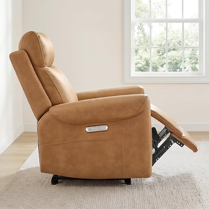 KISLOT Leather Recliner Chair Set of 2, Wall Hugger RV Recliners