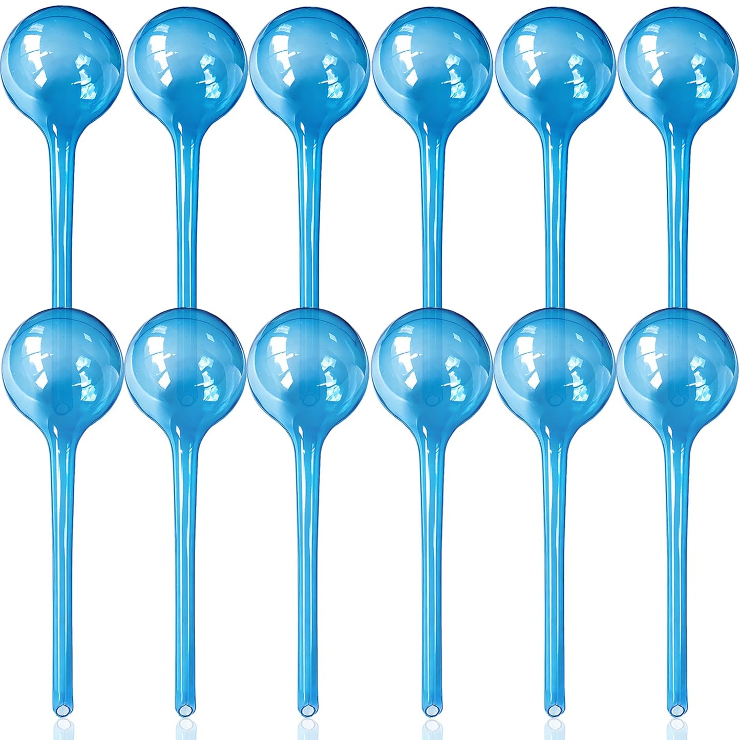 Large 12pcs Plant Watering Globes - Automatic Plant Watering Bulbs for Indoor & Outdoor Potted Plants, Durable Plastic Garden Watering Devices