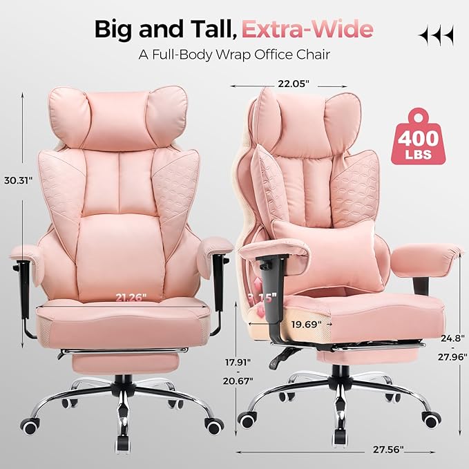 COMHOMA Desk Office Chair Big and Tall Office Chairs Ergonomic Gaming Chairs