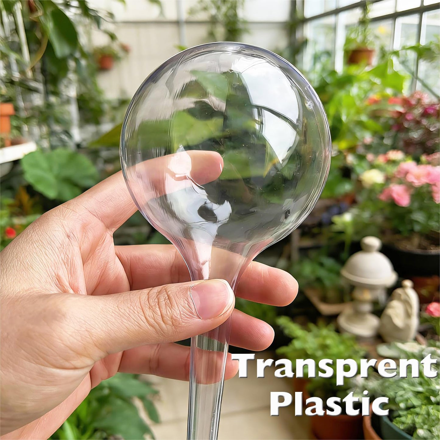 Plant Self Watering Globes – Durable Self Watering Bulb, Automatic Plant Waterer Stake Ideal for Vacation & Daily Plant Care, Keep Houseplant, Garden, Hanging Basket Plant Hydrated While You’re Away