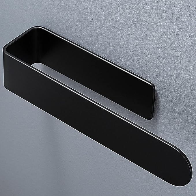 Taozun Hand Towel Bar Bathroom Towel Holder Black Single Towel Rack Self