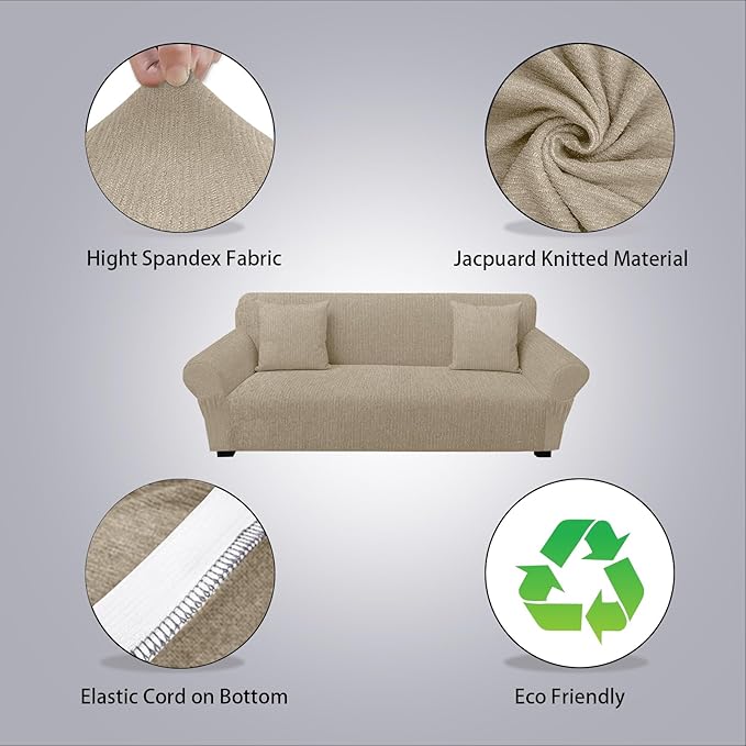 Sofa Slipcover with 2 Pillow Cover