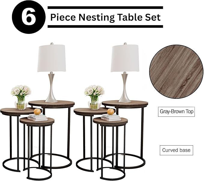 Lavish Home Nesting Tables