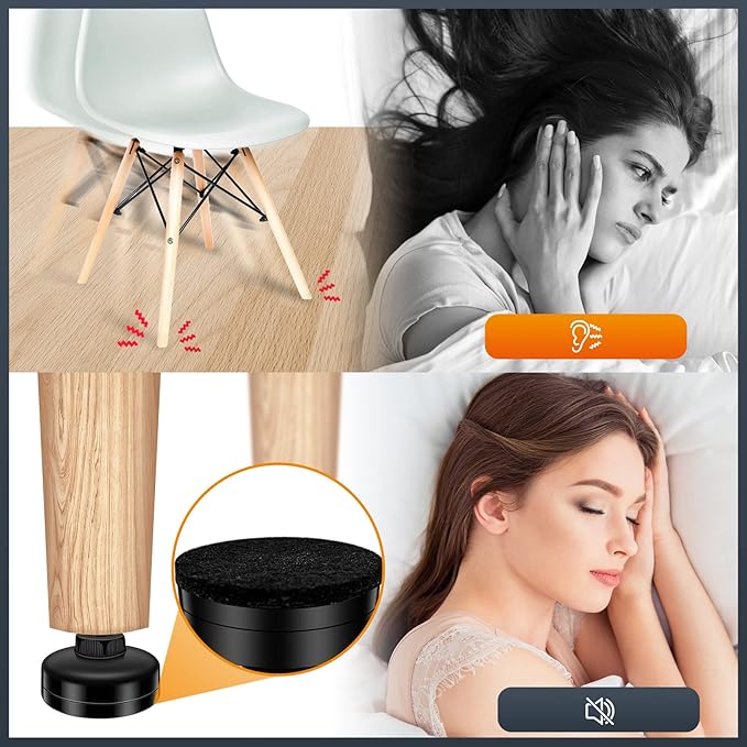 10 Set Adjustable Furniture Leveling Feet, Adjustable Leg Levelers