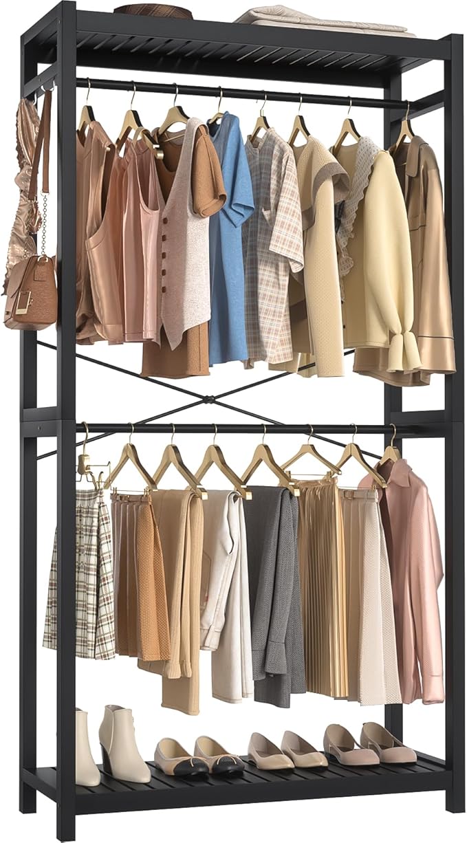 Homykic Bamboo Clothes Rack