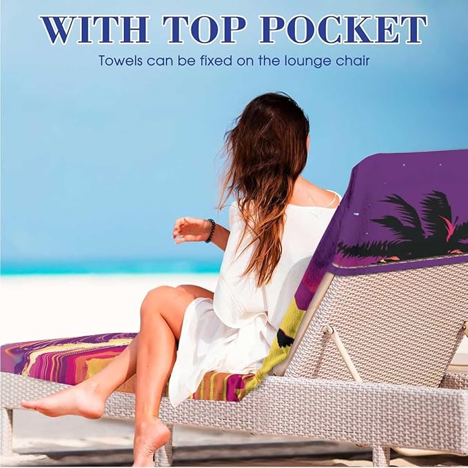 Irisbell Lounge Chair Towel Cover