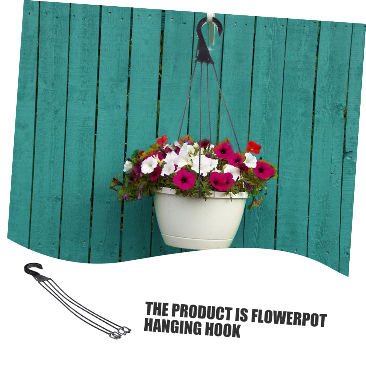 OFFSCH 10pcs Resin Plant Pot Hangers Hanging Flower Pot Hooks for Indoor Gardening Easy Install Home Office Decor