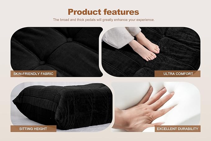 Bean Bag Pouf Ottoman, Foot Stool, Foot Rest