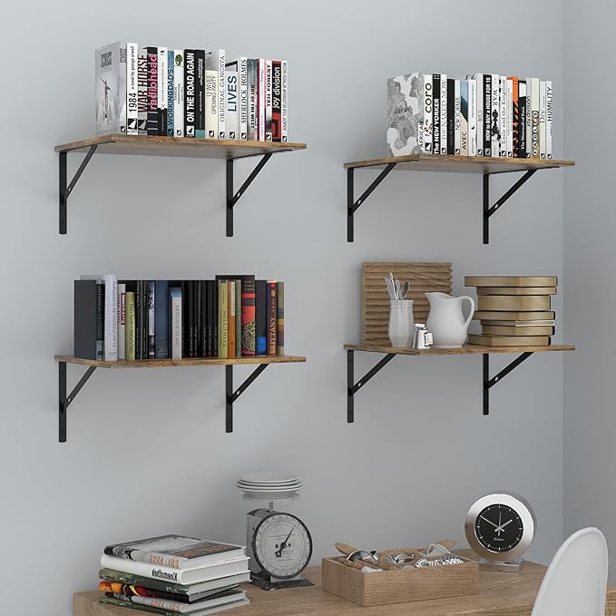 Deep Floating Wall Shelves