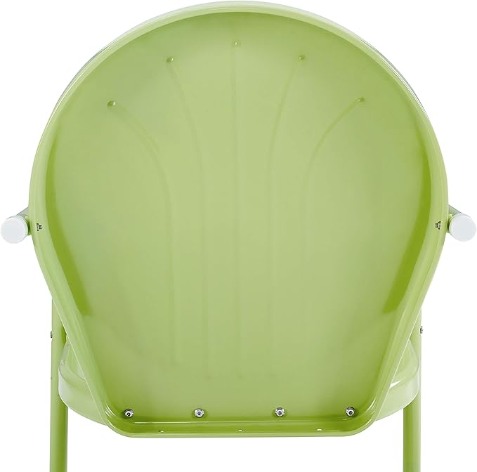 Crosley Furniture Griffith Outdoor Chair, Retro Metal Patio Chairs
