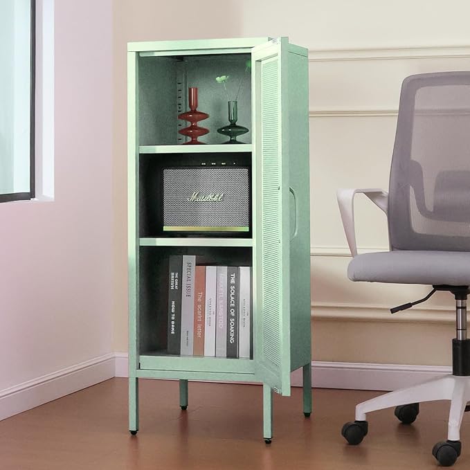 Slim Metal Storage Cabinet
