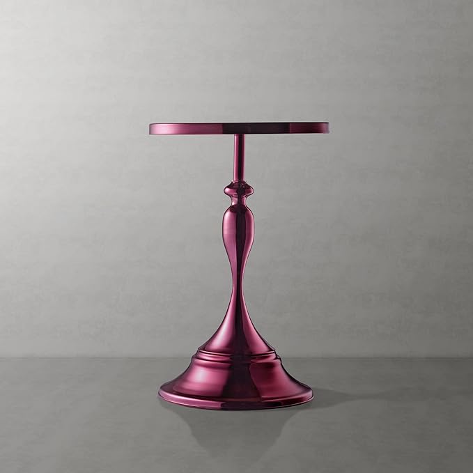 Homes: Inside + Out Halric Modern 24" Tall Round End Table